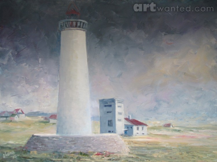 Lighthouse at Gardskaga, Iceland