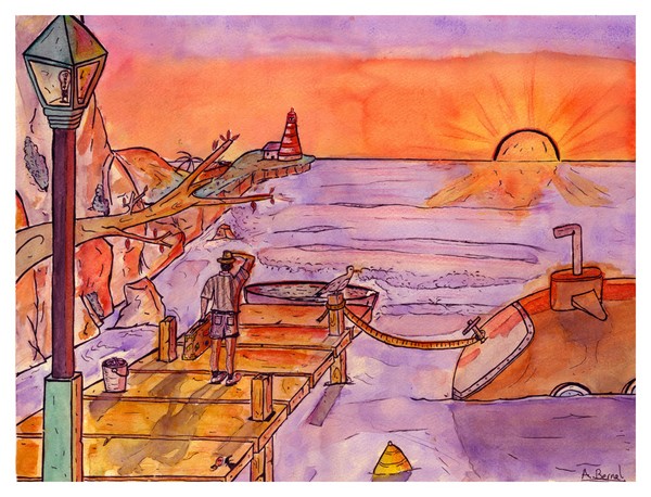 Submarine Sunset