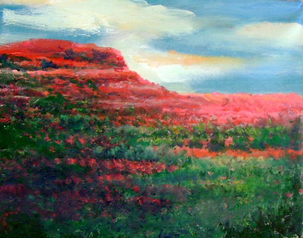 Sedona Hillside and Distance SOLD