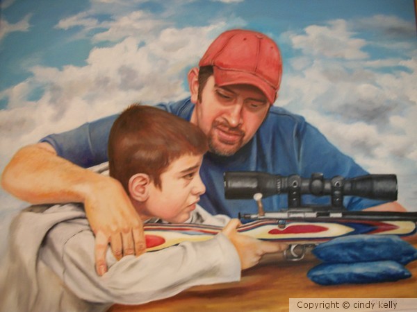With a fathers guidance