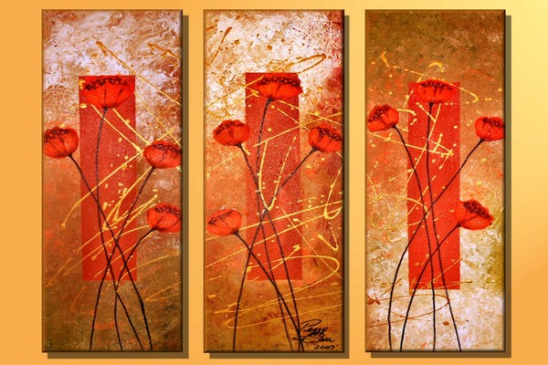 Painterly Poppies