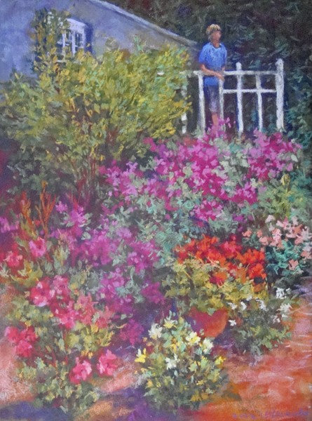 In my rose garden