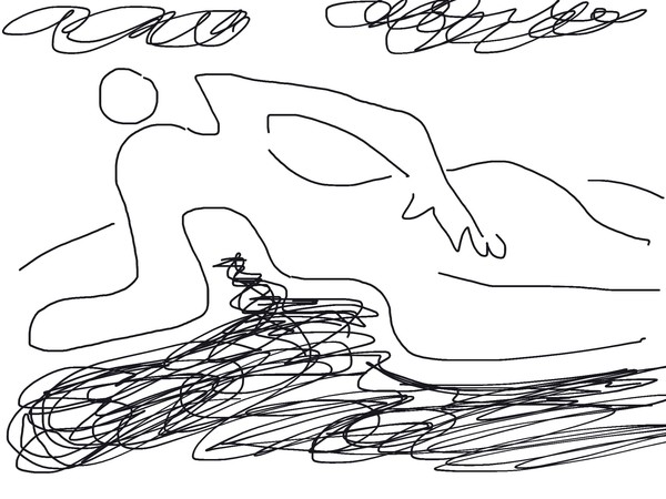 Reclining figure