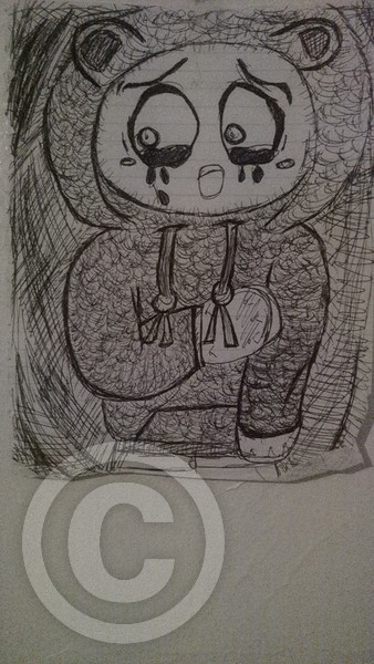 scared bear