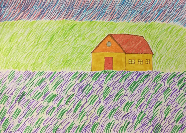 Landscape with lavender