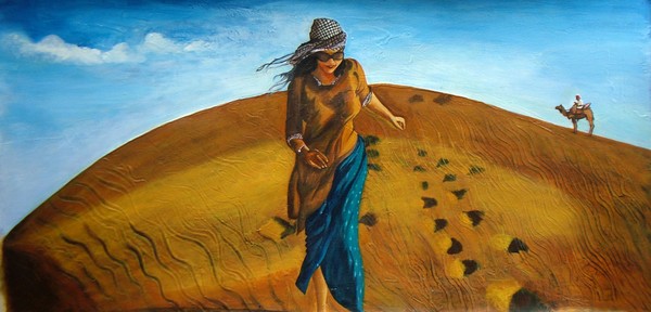Step Ahead-  Original Acrylic Portrait
