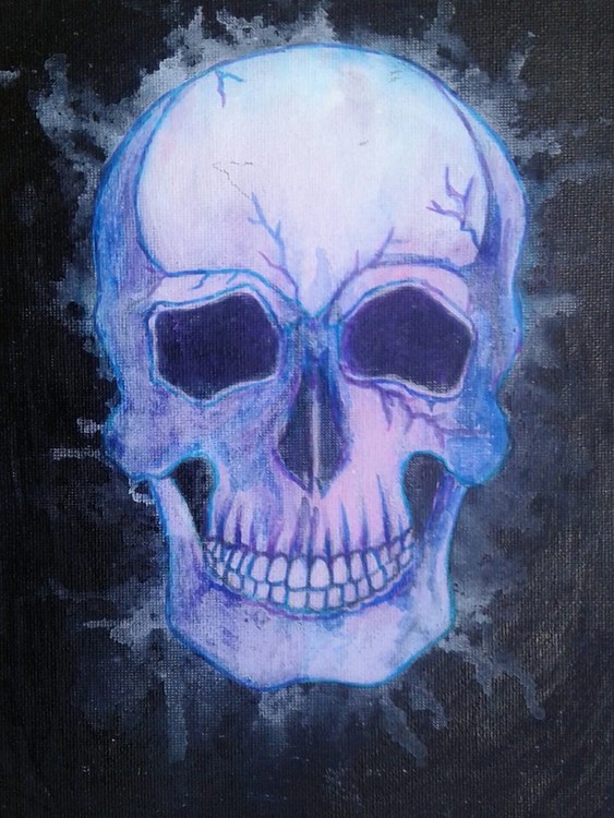 Purple Skull