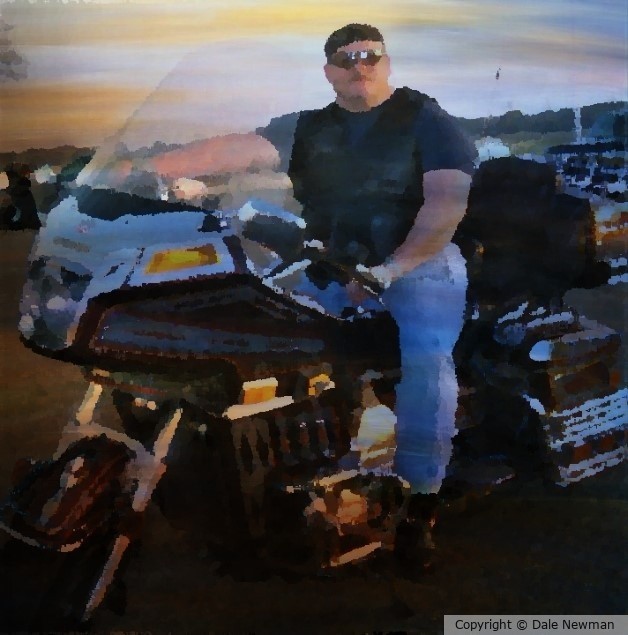 Younger me on an older Bike