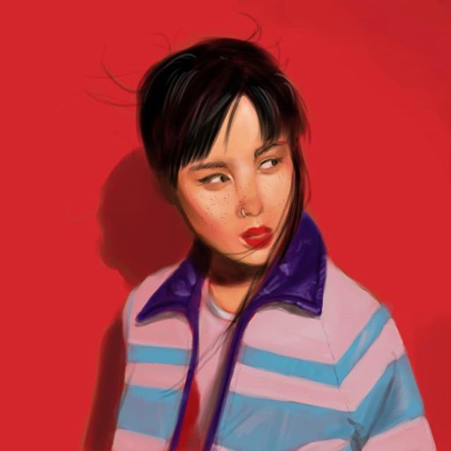 illustration digitalart digitalportrait digitalillustration art digital pinterest