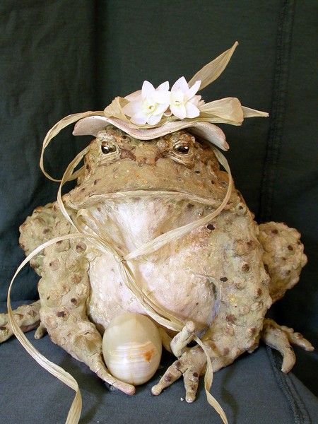 Easter Bonnet with all the Flowers on it