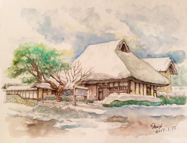 1 Hour Quick Sketch Hiroshima (no title)