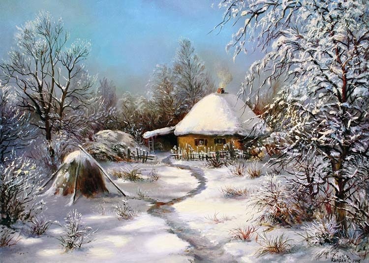 Rural Winter Landscape