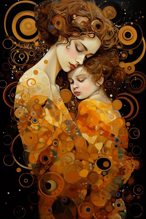 Gustav klimt style