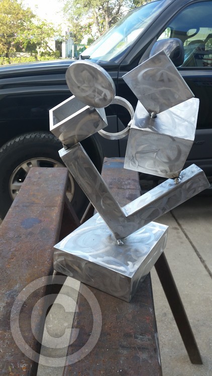 Abstract metal Sculpture