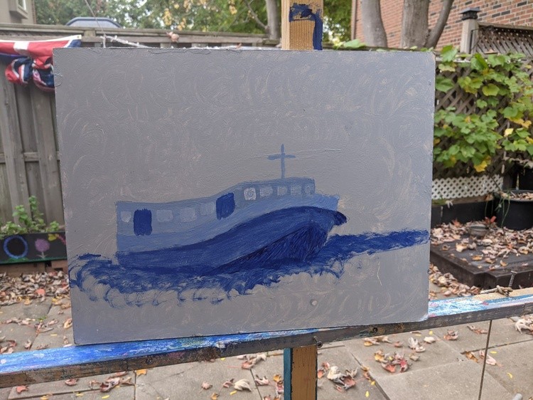 Great Lakes commerical fishing vessel