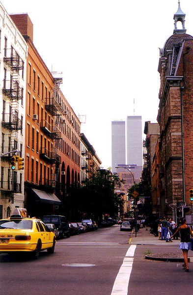 Twin Towers from the street