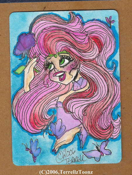 Singing Maiden ACEO