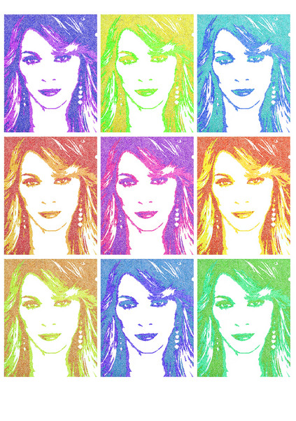 SORRY detail Warhol style