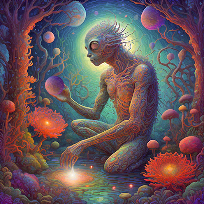 His Colorful World