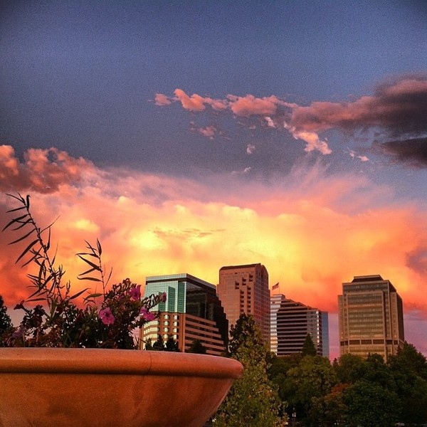 Sunset in Sacramento
