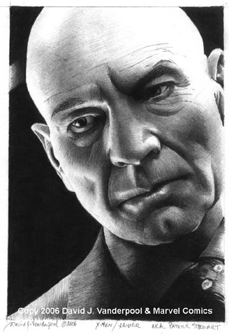Patrick Steward as X-Men's Professor Xavier