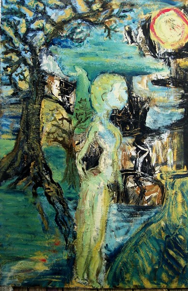 Abstract Figure in landscape # 6