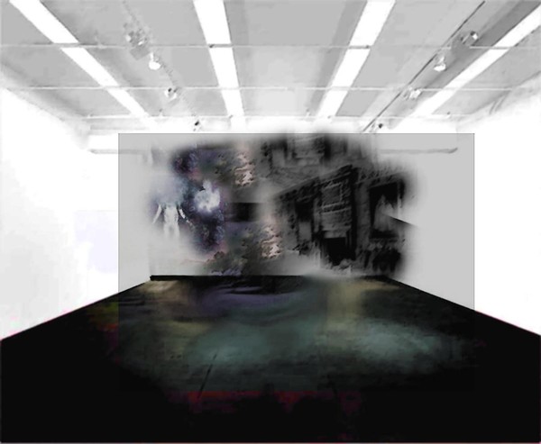 Meeting a Muse, once, in a gallery