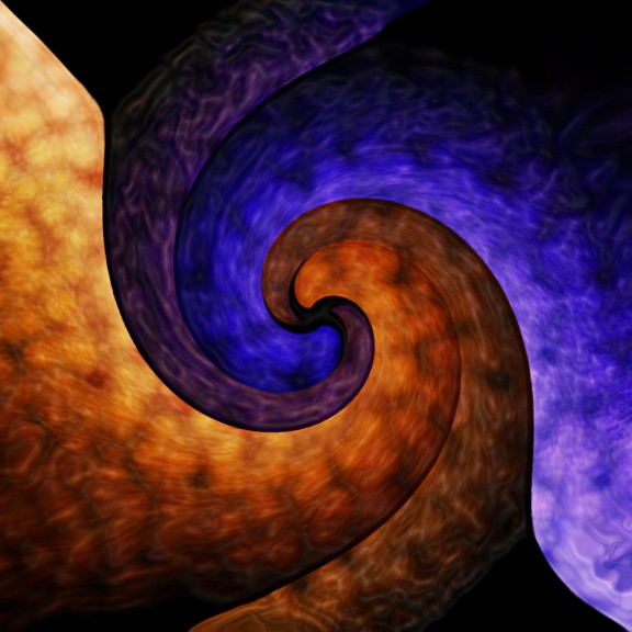 Blue Purple Amber Wrap