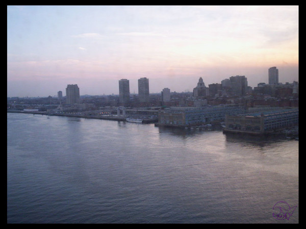 Philadelphia's docks at dusk
