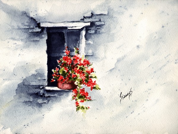 Niche With Flowers