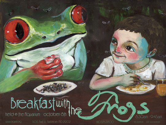 Eating Breakfast with the Frogs