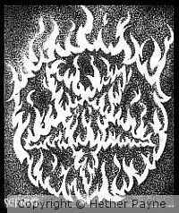 Flaming Pentagram