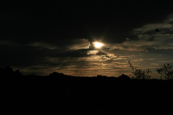 Sunrise Darkness (up close)
