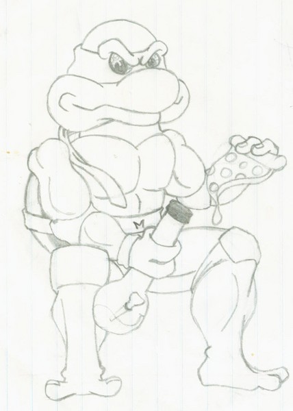 Ninja Turtle Half Baked