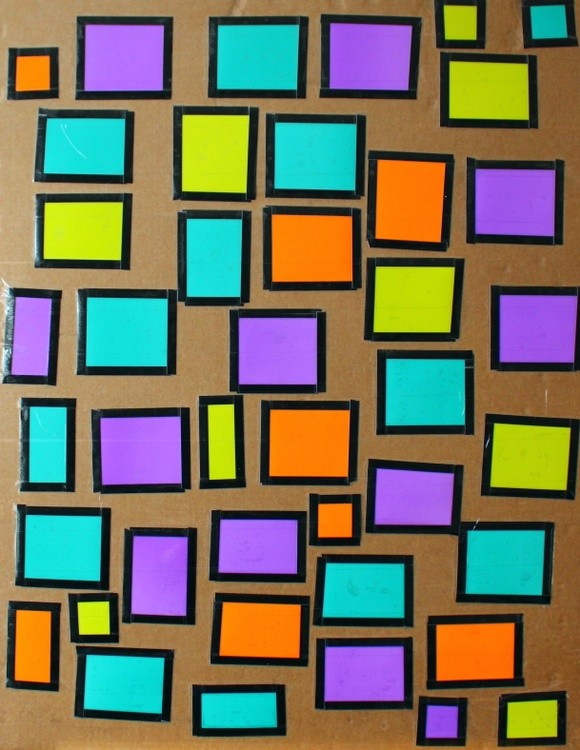 519. Colorful windows collage