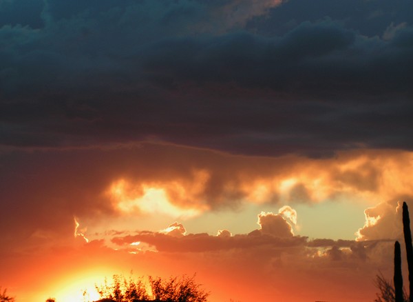 Sunset with temper