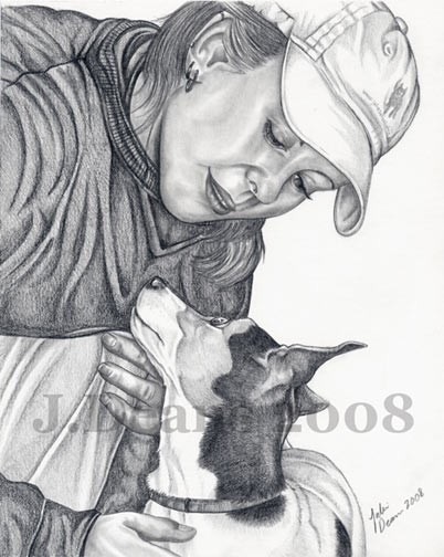 Self Portrait (with my little dog)