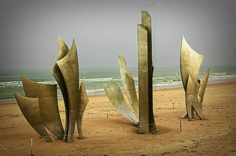 Normandy Beach WW2 Sculpture