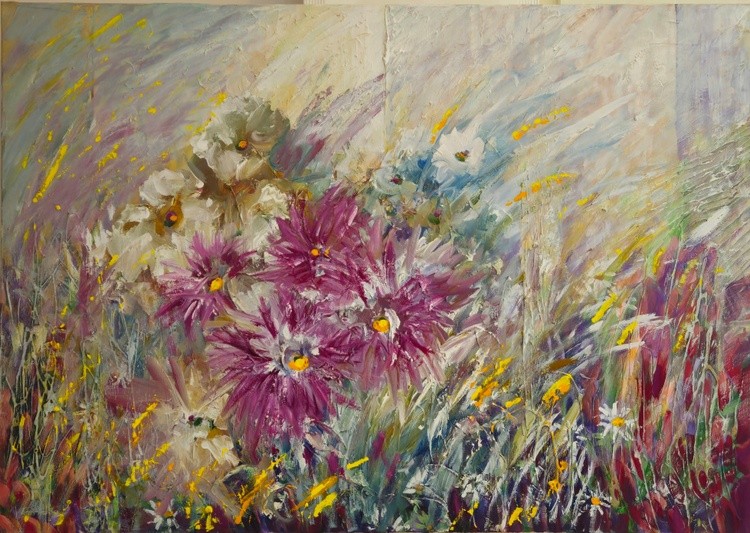 Flowers in the wind 