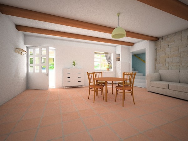 interior casa griega
