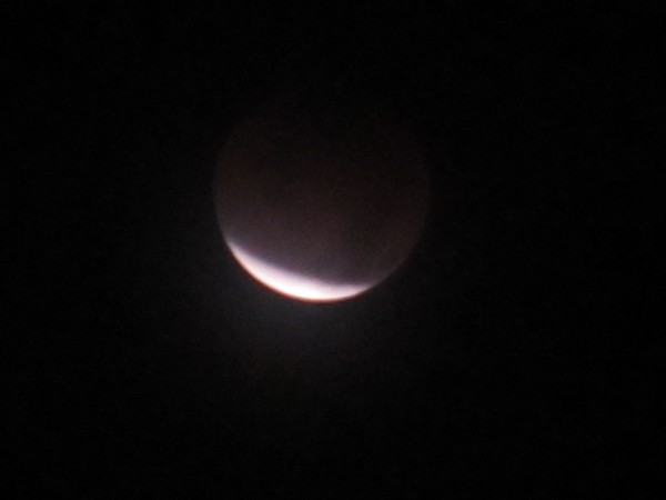 Lunar Eclipse Dec. 2011 near end stage