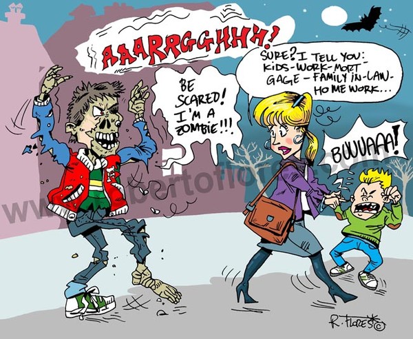 Halloween cartoon