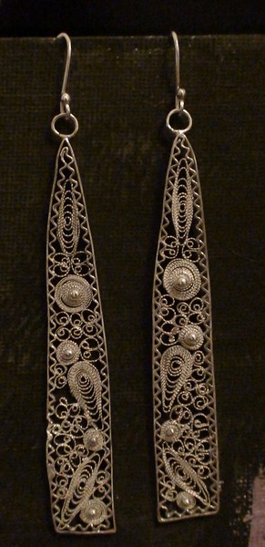 Silver Earrings_Filigree