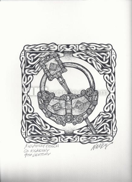 KILLAMERY BROOCH  9TH CENTURY COUNTY KILKENNY