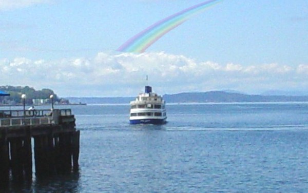 Rainbow Over the Bay