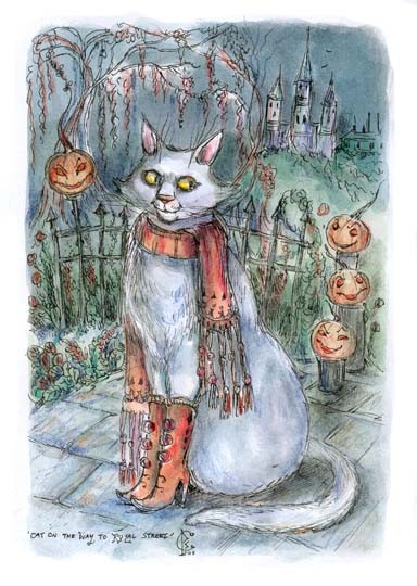 Cat on the Way to Royal Street