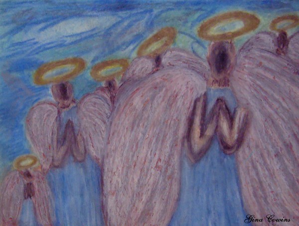 Six Angels Praying