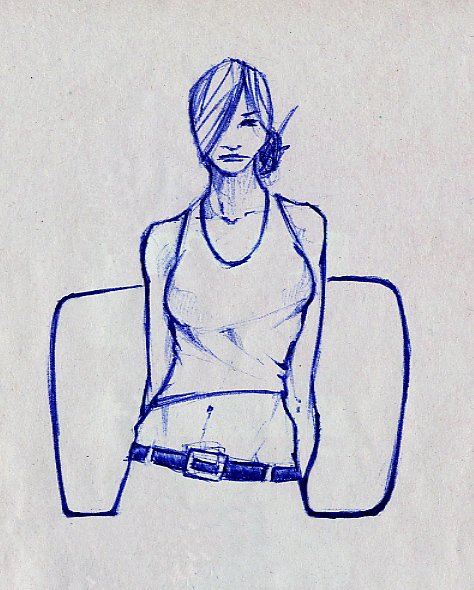 Fashion Model Sketch