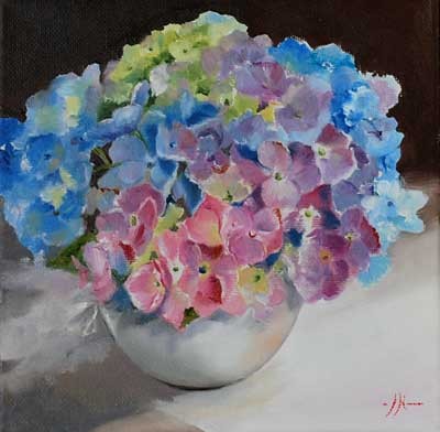 Hydrangea Pink/Blue