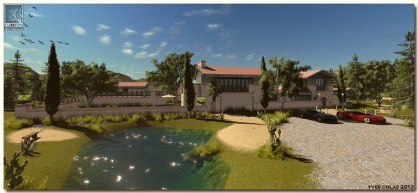 the lovely house